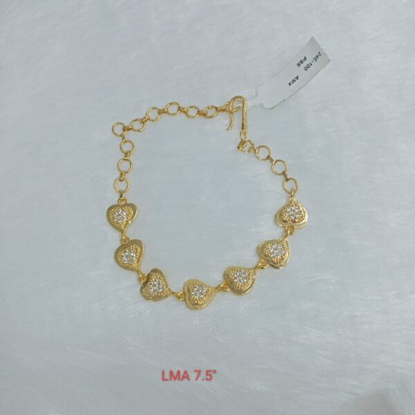 Premium quality One gram gold ladies bracelet