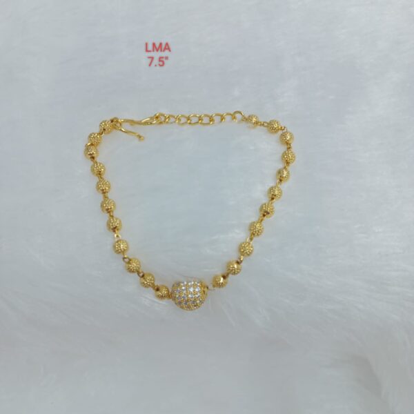 Premium quality One gram gold ladies bracelet
