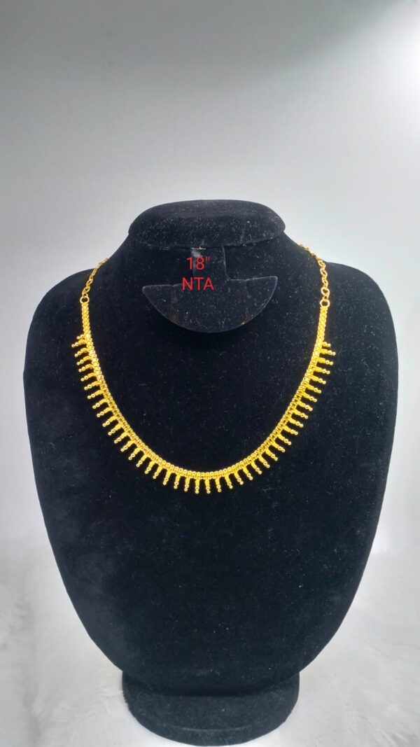 Premium quality One gram gold plated small necklace