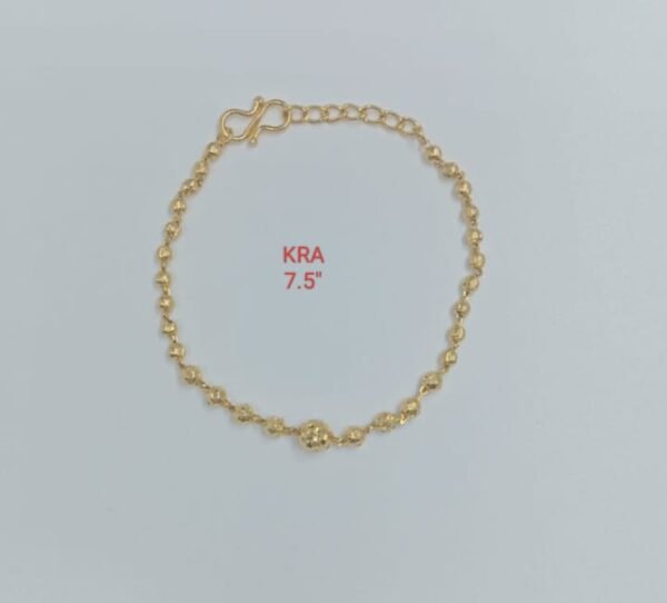 Premium quality one gram gold ladies bracelet