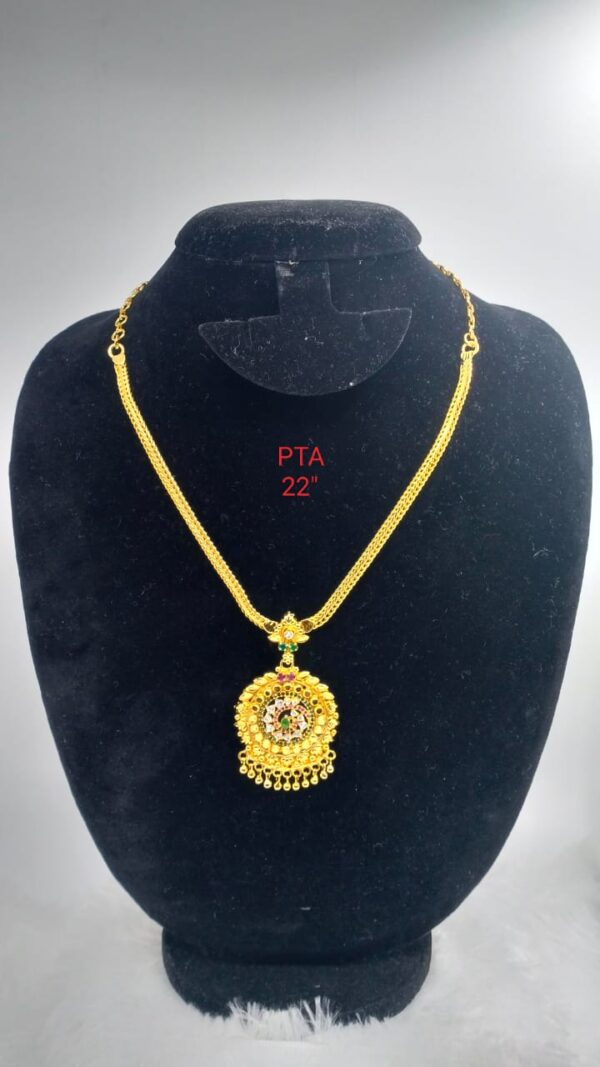Premium quality one gram gold necklace