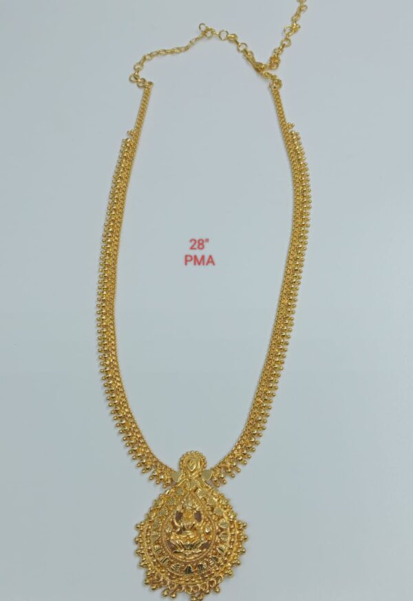 Premium quality One gram gold plated long necklace