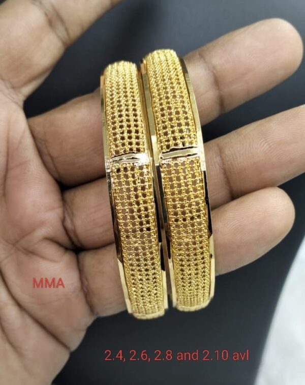 Premium quality One gram gold bangles